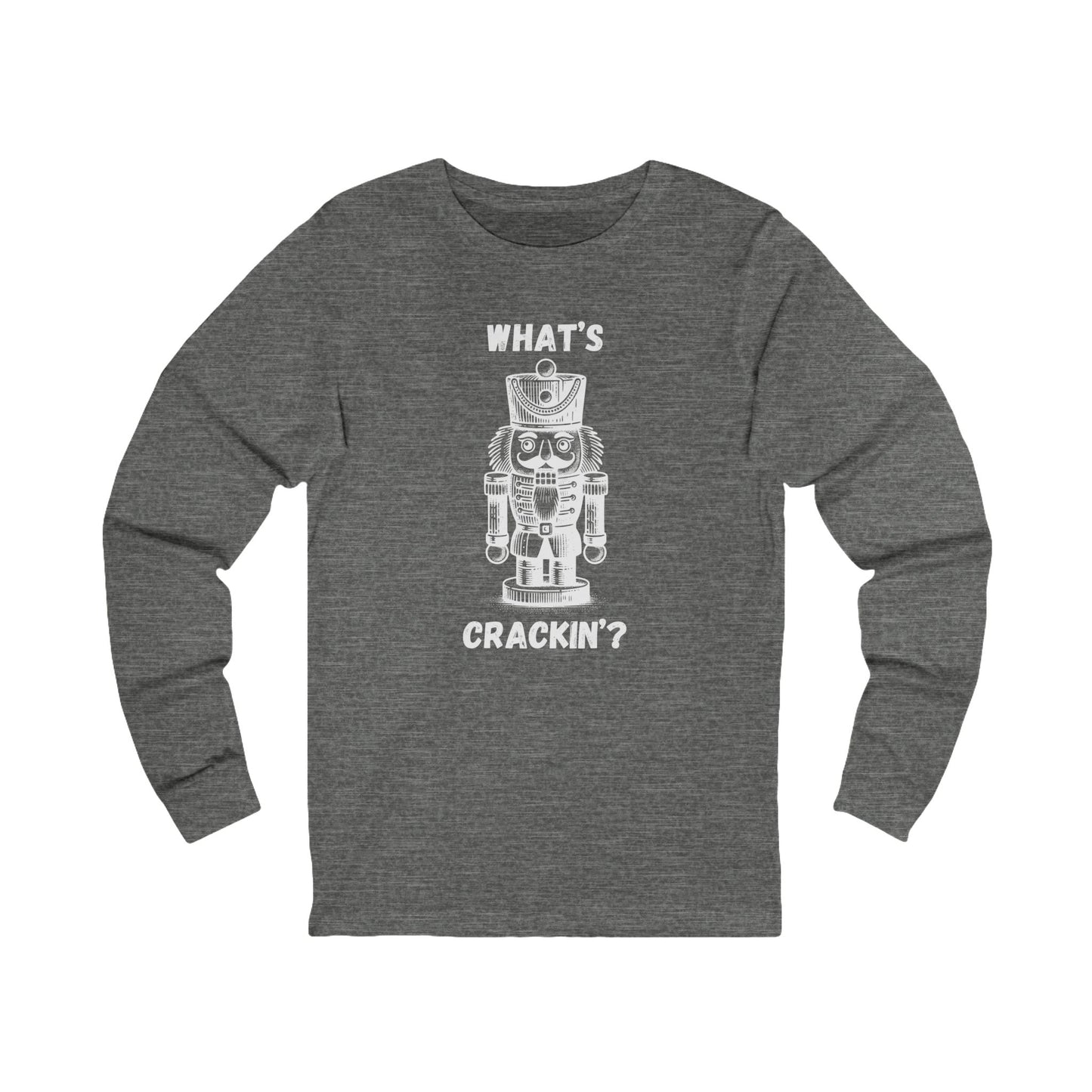 What's Crackin' | Long Sleeve| Christmas T-Shirt | Graphic Tee | Gift Idea | Unisex - Men and Women Tee | Funny T-Shirt