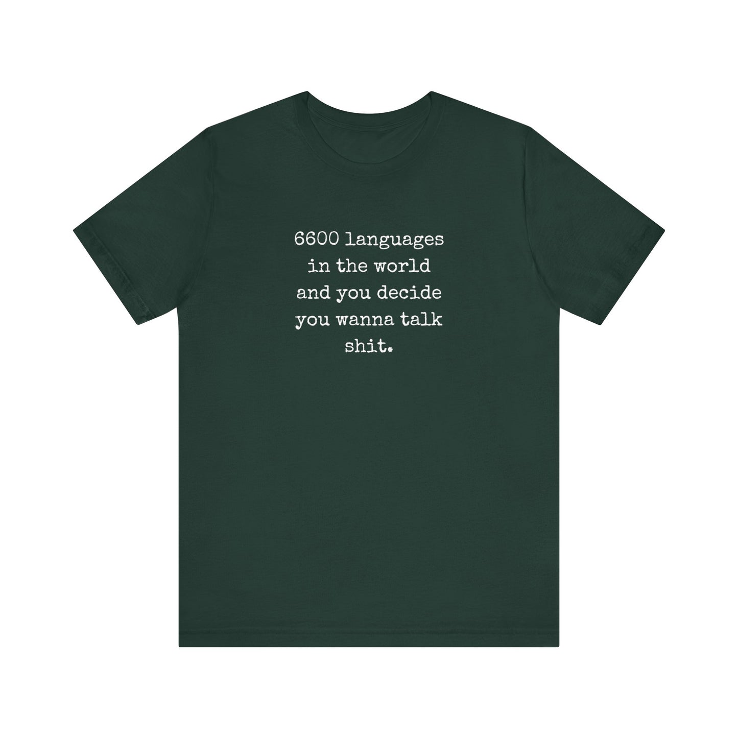 Talk Sh*t | Sarcastic T-Shirt | Cool Graphic | Gift Idea | Adult Humor | Unisex - Men & Womens Tee | Funny T-Shirt