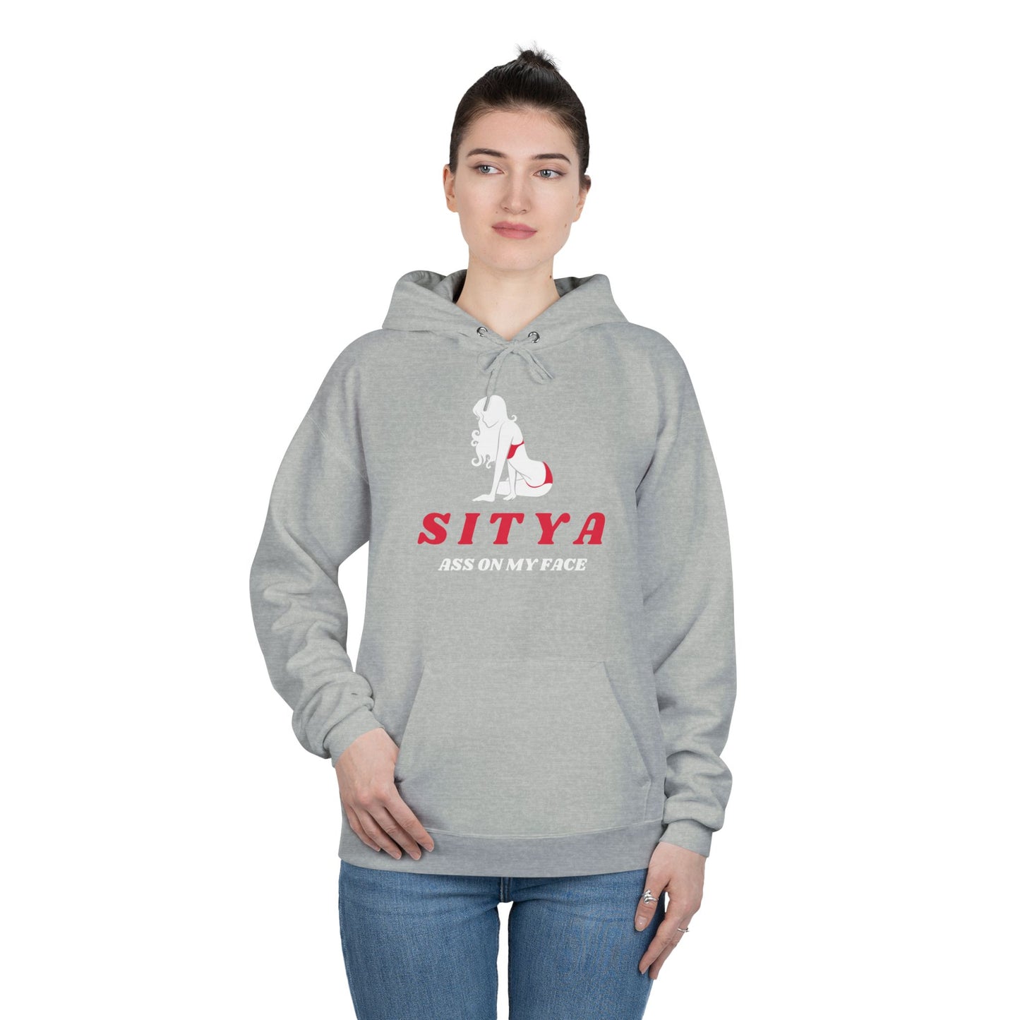 Sit Ya Ass on My Face | Hoodie | Gift Idea | Men Humor | Adult | Unisex EcoSmartĀ® Pullover Hoodie Sweatshirt