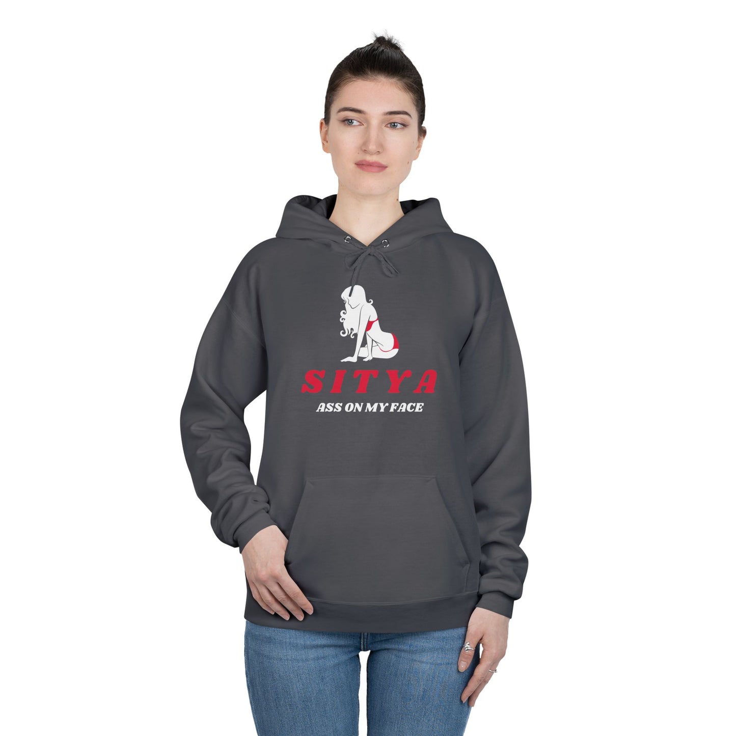 Sit Ya Ass on My Face | Hoodie | Gift Idea | Men Humor | Adult | Unisex EcoSmartĀ® Pullover Hoodie Sweatshirt