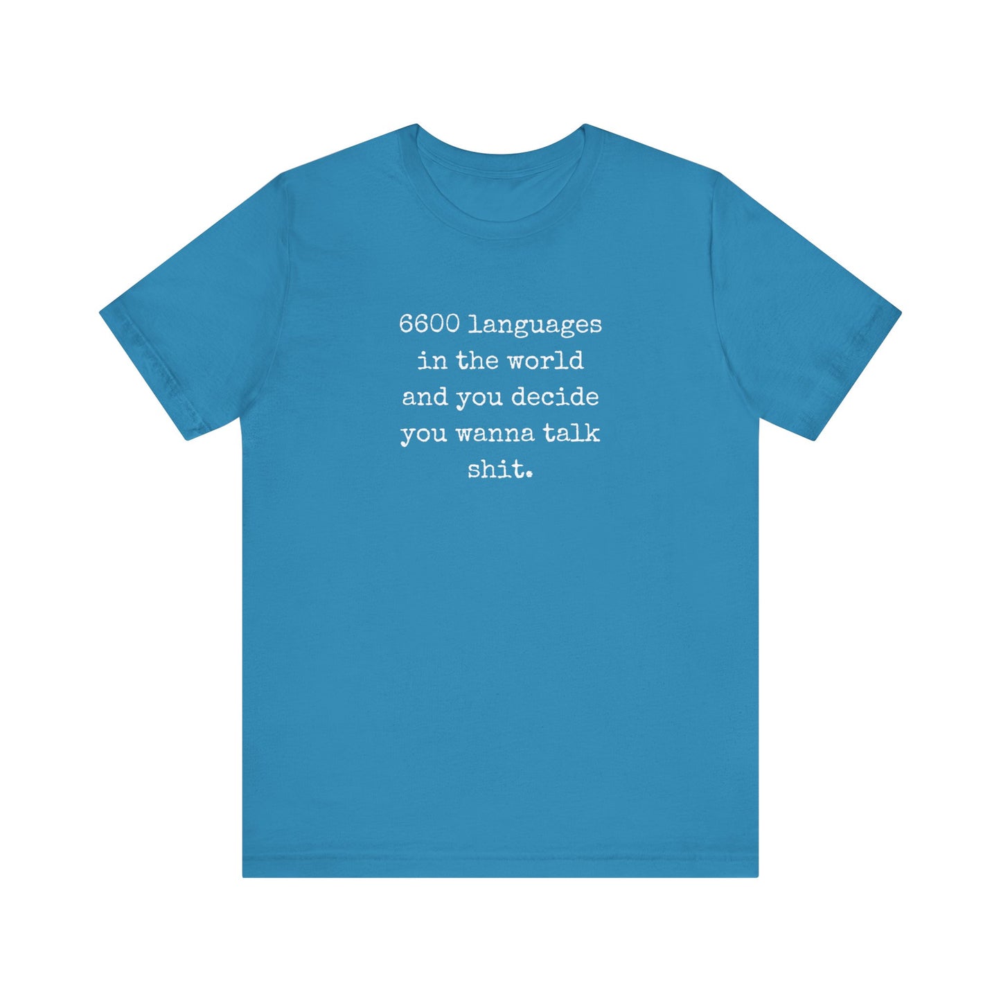 Talk Sh*t | Sarcastic T-Shirt | Cool Graphic | Gift Idea | Adult Humor | Unisex - Men & Womens Tee | Funny T-Shirt