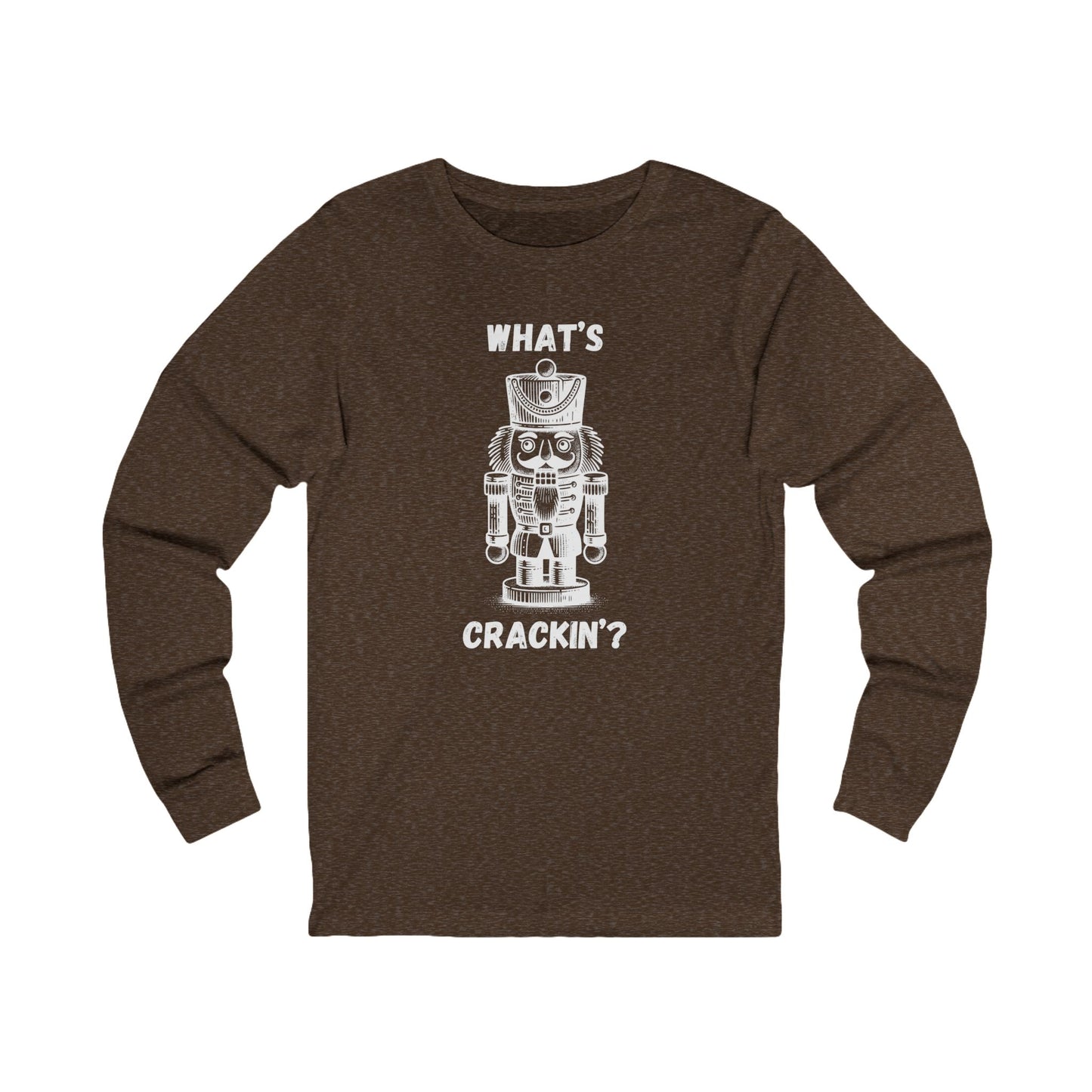 What's Crackin' | Long Sleeve| Christmas T-Shirt | Graphic Tee | Gift Idea | Unisex - Men and Women Tee | Funny T-Shirt