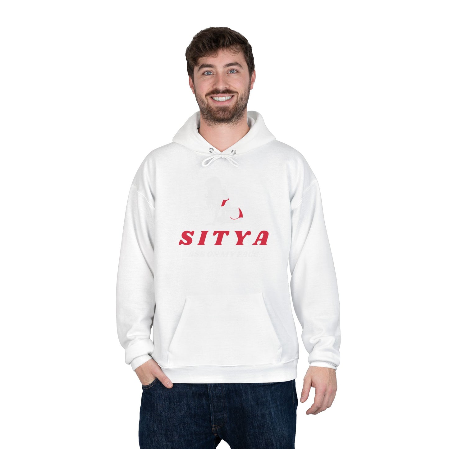 Sit Ya Ass on My Face | Hoodie | Gift Idea | Men Humor | Adult | Unisex EcoSmartĀ® Pullover Hoodie Sweatshirt