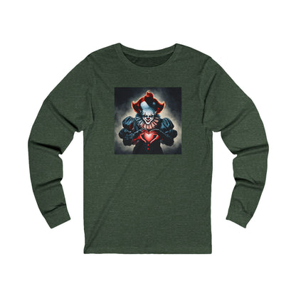 Pennywise Heart-Hands Long Sleeve| Fall T-Shirt | Halloween Graphic | Gift Idea | Unisex - Men and Women Tee | Funny T-Shirt