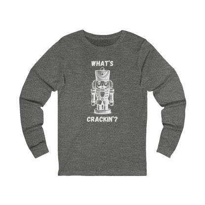 What's Crackin' | Long Sleeve| Christmas T-Shirt | Graphic Tee | Gift Idea | Unisex - Men and Women Tee | Funny T-Shirt