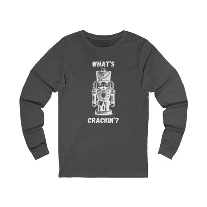 What's Crackin' | Long Sleeve| Christmas T-Shirt | Graphic Tee | Gift Idea | Unisex - Men and Women Tee | Funny T-Shirt