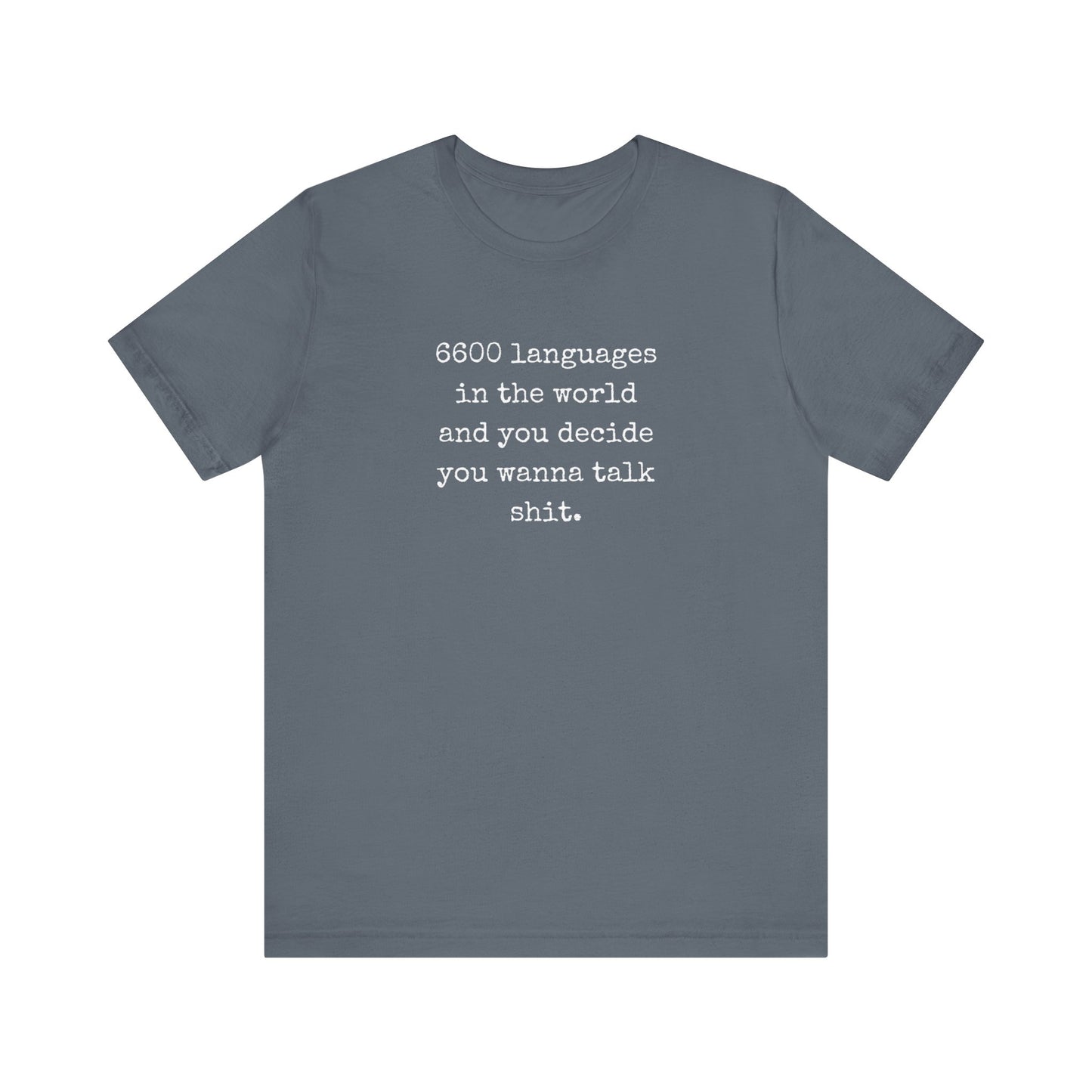 Talk Sh*t | Sarcastic T-Shirt | Cool Graphic | Gift Idea | Adult Humor | Unisex - Men & Womens Tee | Funny T-Shirt