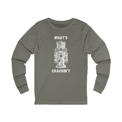 What's Crackin' | Long Sleeve| Christmas T-Shirt | Graphic Tee | Gift Idea | Unisex - Men and Women Tee | Funny T-Shirt