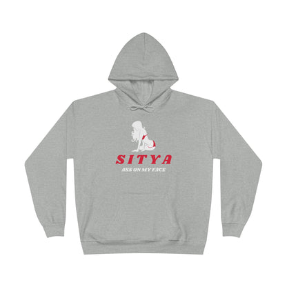 Sit Ya Ass on My Face | Hoodie | Gift Idea | Men Humor | Adult | Unisex EcoSmart® Pullover Hoodie Sweatshirt