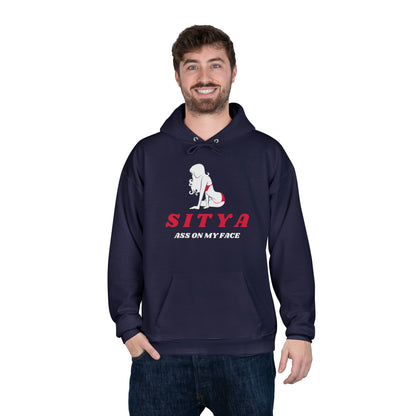 Sit Ya Ass on My Face | Hoodie | Gift Idea | Men Humor | Adult | Unisex EcoSmart® Pullover Hoodie Sweatshirt