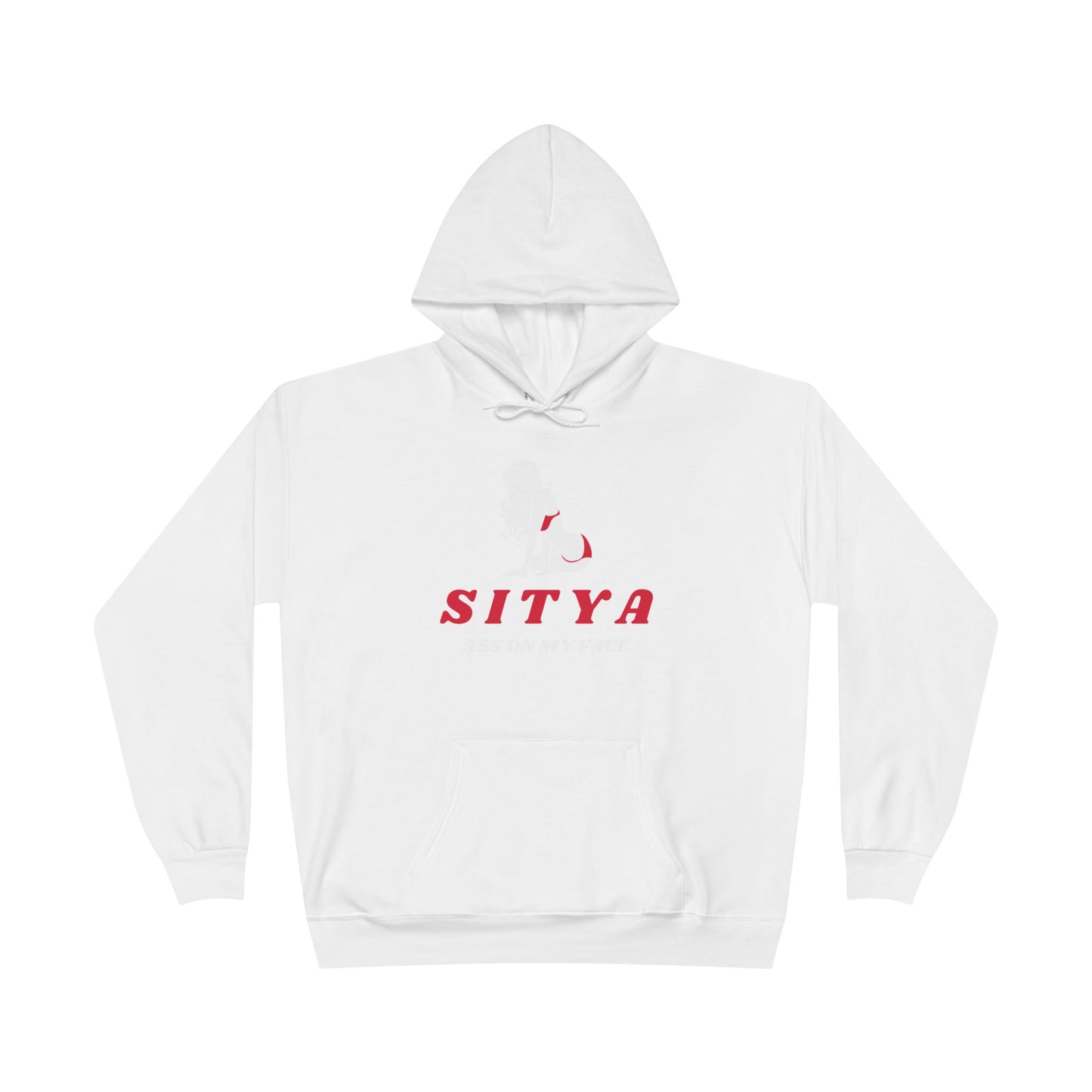 Sit Ya Ass on My Face | Hoodie | Gift Idea | Men Humor | Adult | Unisex EcoSmart® Pullover Hoodie Sweatshirt