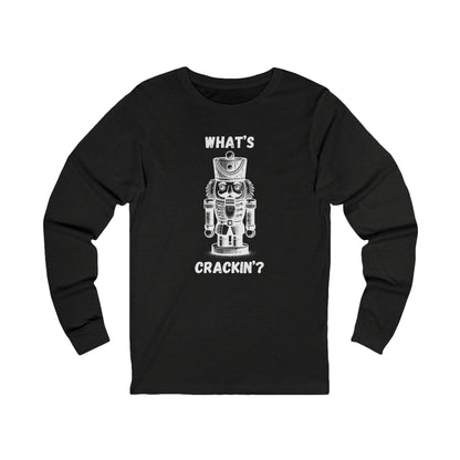 What's Crackin' | Long Sleeve| Christmas T-Shirt | Graphic Tee | Gift Idea | Unisex - Men and Women Tee | Funny T-Shirt