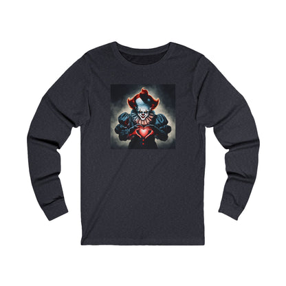 Pennywise Heart-Hands Long Sleeve| Fall T-Shirt | Halloween Graphic | Gift Idea | Unisex - Men and Women Tee | Funny T-Shirt