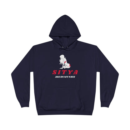 Sit Ya Ass on My Face | Hoodie | Gift Idea | Men Humor | Adult | Unisex EcoSmart® Pullover Hoodie Sweatshirt