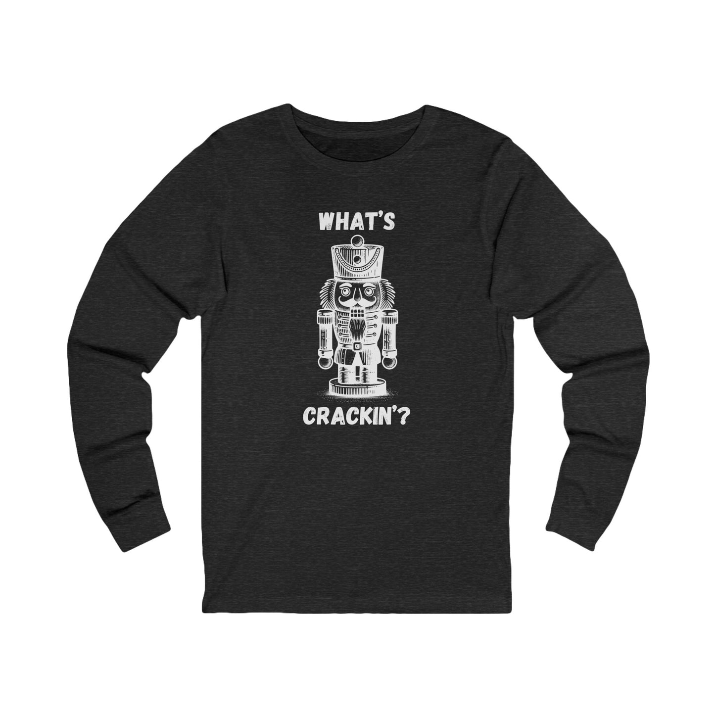 What's Crackin' | Long Sleeve| Christmas T-Shirt | Graphic Tee | Gift Idea | Unisex - Men and Women Tee | Funny T-Shirt