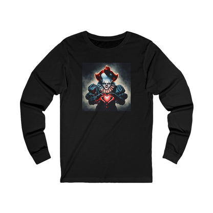 Pennywise Heart-Hands Long Sleeve| Fall T-Shirt | Halloween Graphic | Gift Idea | Unisex - Men and Women Tee | Funny T-Shirt