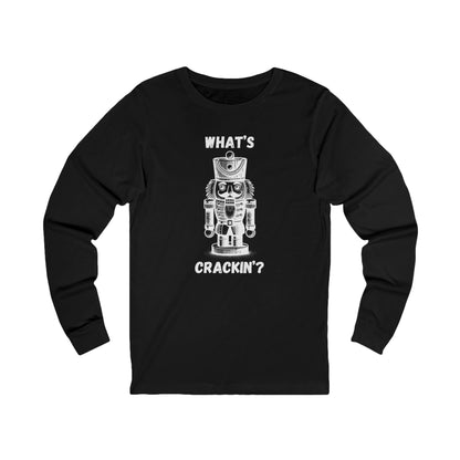What's Crackin' | Long Sleeve| Christmas T-Shirt | Graphic Tee | Gift Idea | Unisex - Men and Women Tee | Funny T-Shirt