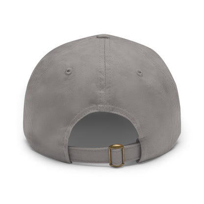 Halloween Dad Hat with Leather Patch - Broom hair. Don't care.