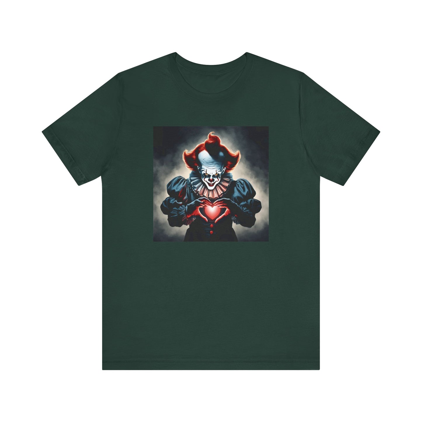 Pennywise Heart-Hands | Fall T-Shirt | Halloween Graphic | Gift Idea |  Unisex - Men and Women Tee | Funny T-Shirt