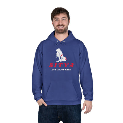 Sit Ya Ass on My Face | Hoodie | Gift Idea | Men Humor | Adult | Unisex EcoSmart® Pullover Hoodie Sweatshirt