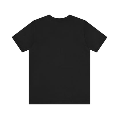 Blank Back of Graphic Adult Humor T-Shirt stating Loyalty and Orgasms, That's All I Need...And Food, Don't Forget Food in color black