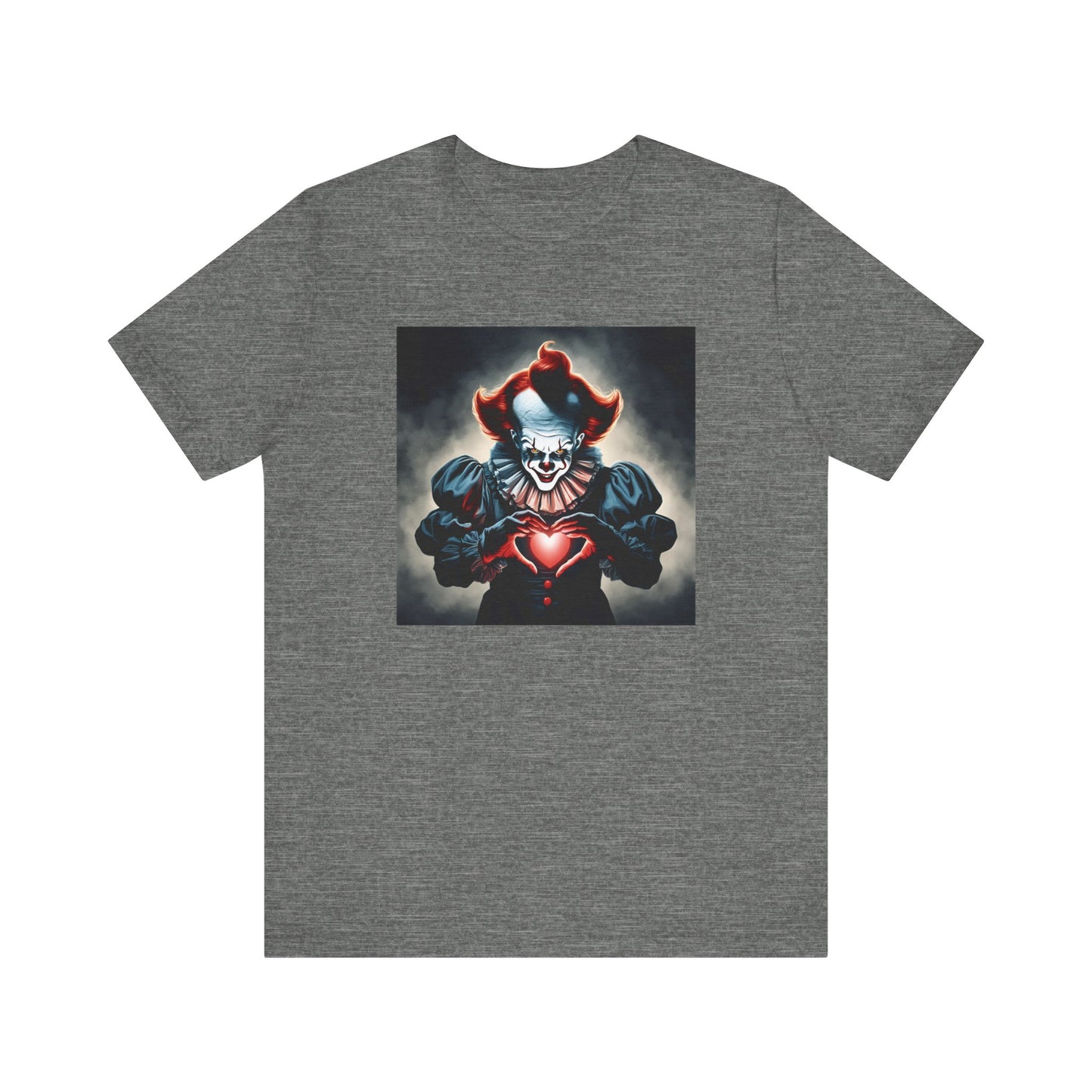 Pennywise Heart-Hands | Fall T-Shirt | Halloween Graphic | Gift Idea |  Unisex - Men and Women Tee | Funny T-Shirt
