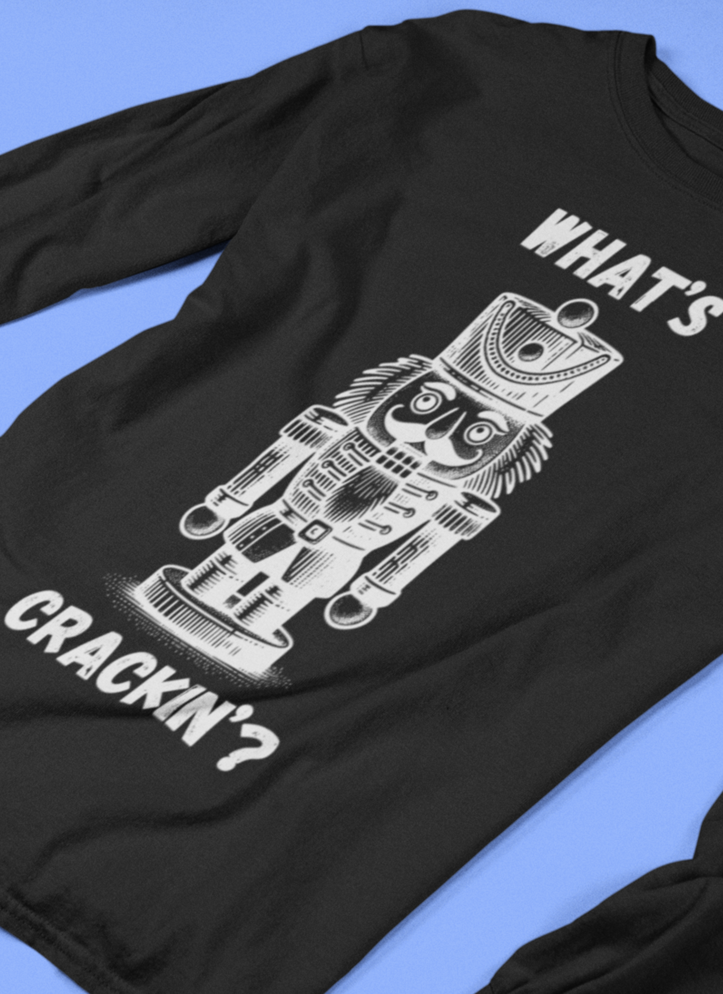 What's Crackin' | Long Sleeve| Christmas T-Shirt | Graphic Tee | Gift Idea | Unisex - Men and Women Tee | Funny T-Shirt