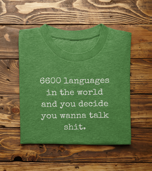 Talk Sh*t | Sarcastic T-Shirt | Cool Graphic | Gift Idea | Adult Humor | Unisex - Men & Womens Tee | Funny T-Shirt